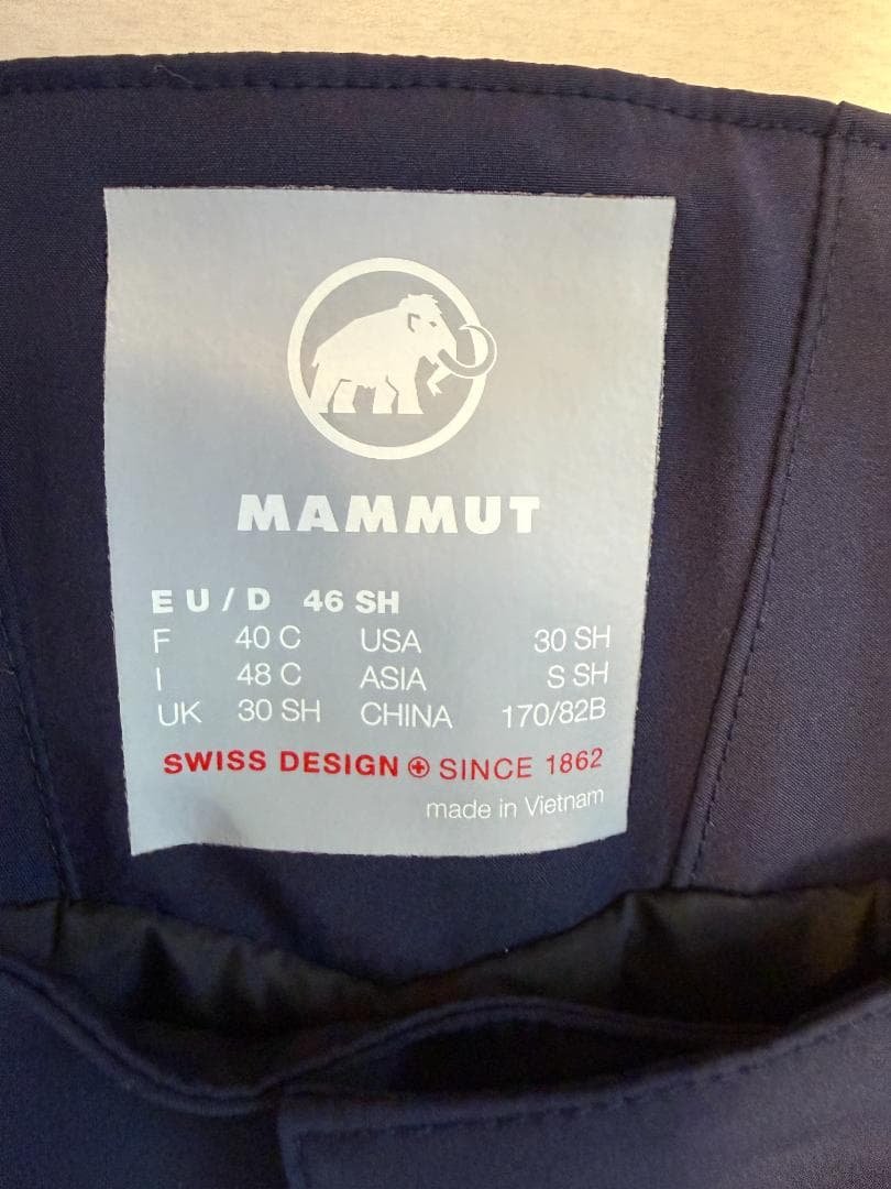 スキー MAMMUT Stoney HS Thermo Pants Men 46 SH