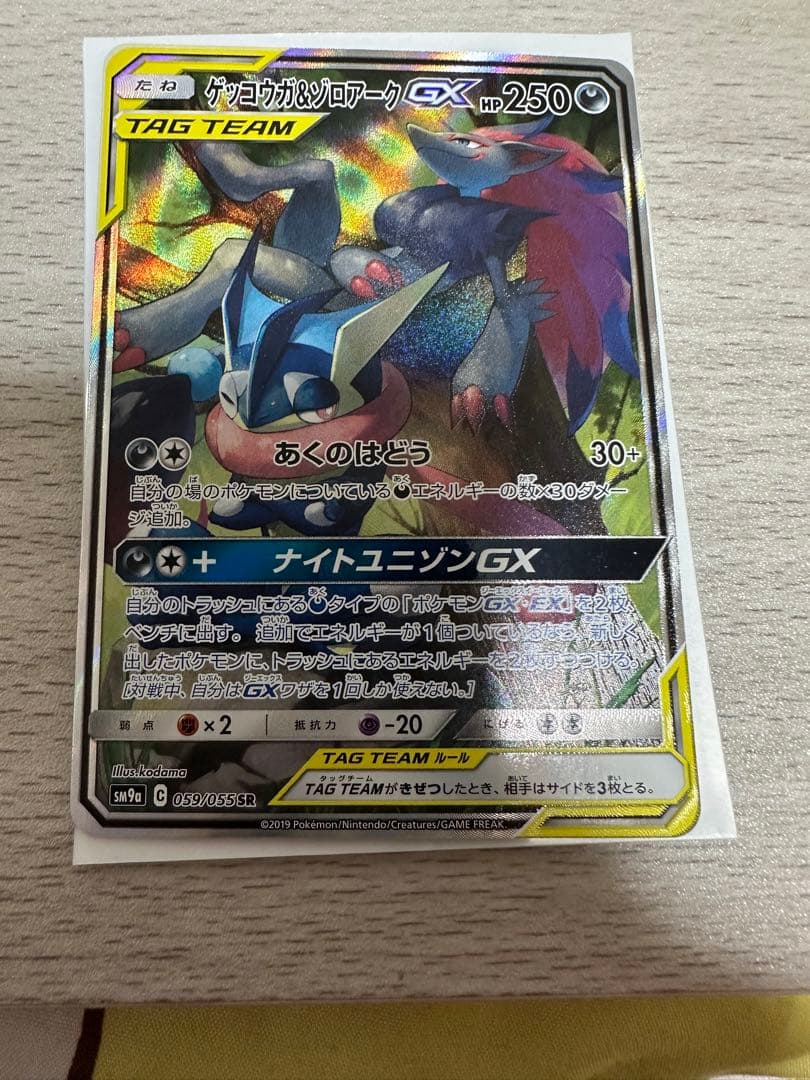 ゲッコウガ＆ゾロアークgx sa