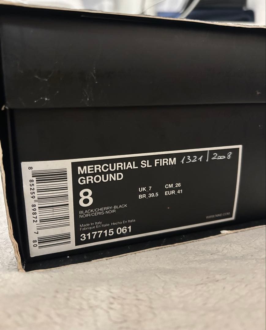 ナイキ マーキュリアル SL FG (新品未使用)