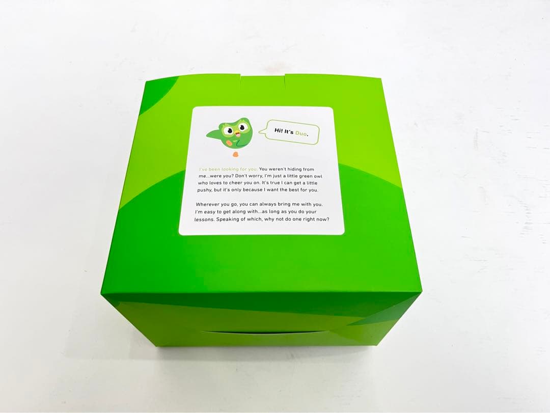 【デュオリンゴ】デュオ＆リリーぬいぐるみ ケース ステッカー袋 Duolingo