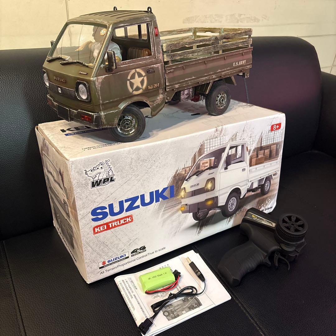 WPL D14 軽トラ ラジコン 世田谷ベース仕様ミリタリー調 4WD RC