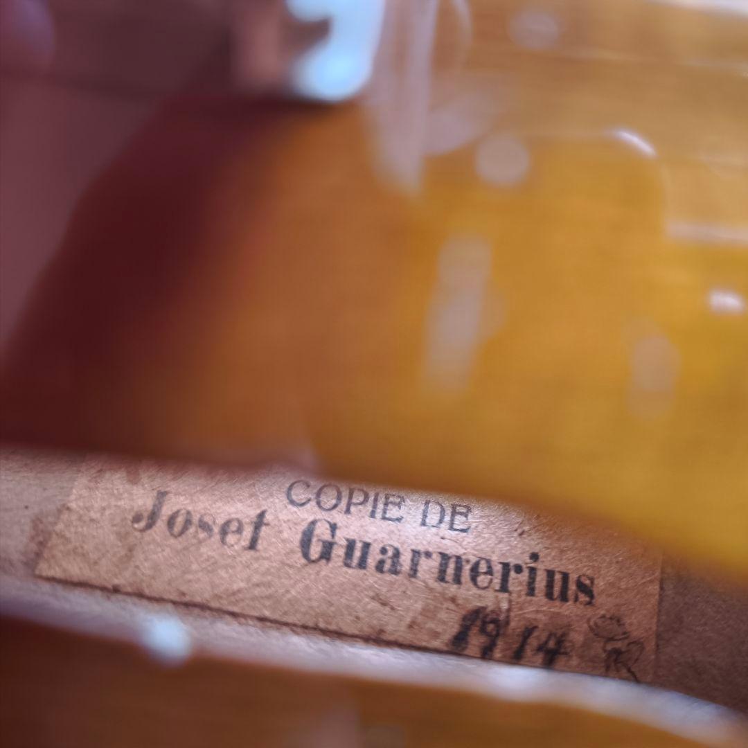 【1914年フランス製】オールドバイオリン ガルネリウスラベル 4/4 即演奏可