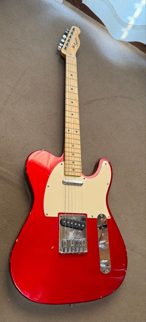 Squier by Fender Telecaster レッドカービンテージ