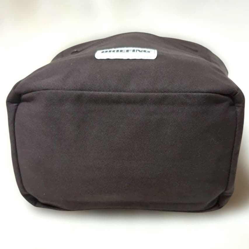 ブリーフィング　ボア トートバッグ　カートバッグ リバーシブル　ブラウン