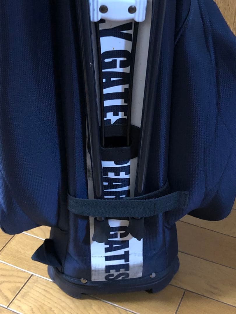 パーリーゲイツ　キャディバッグ　ネイビー　紺　スタンド式　軽量