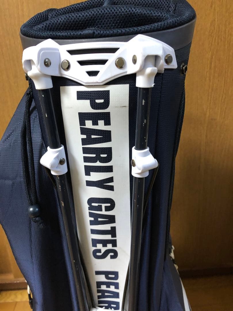 パーリーゲイツ　キャディバッグ　ネイビー　紺　スタンド式　軽量