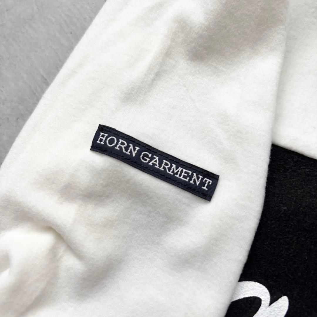 HORN GARMENT ホーンガーメント 微起毛 タートルネック長袖シャツ S