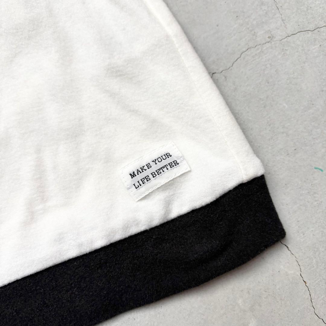 HORN GARMENT ホーンガーメント 微起毛 タートルネック長袖シャツ S