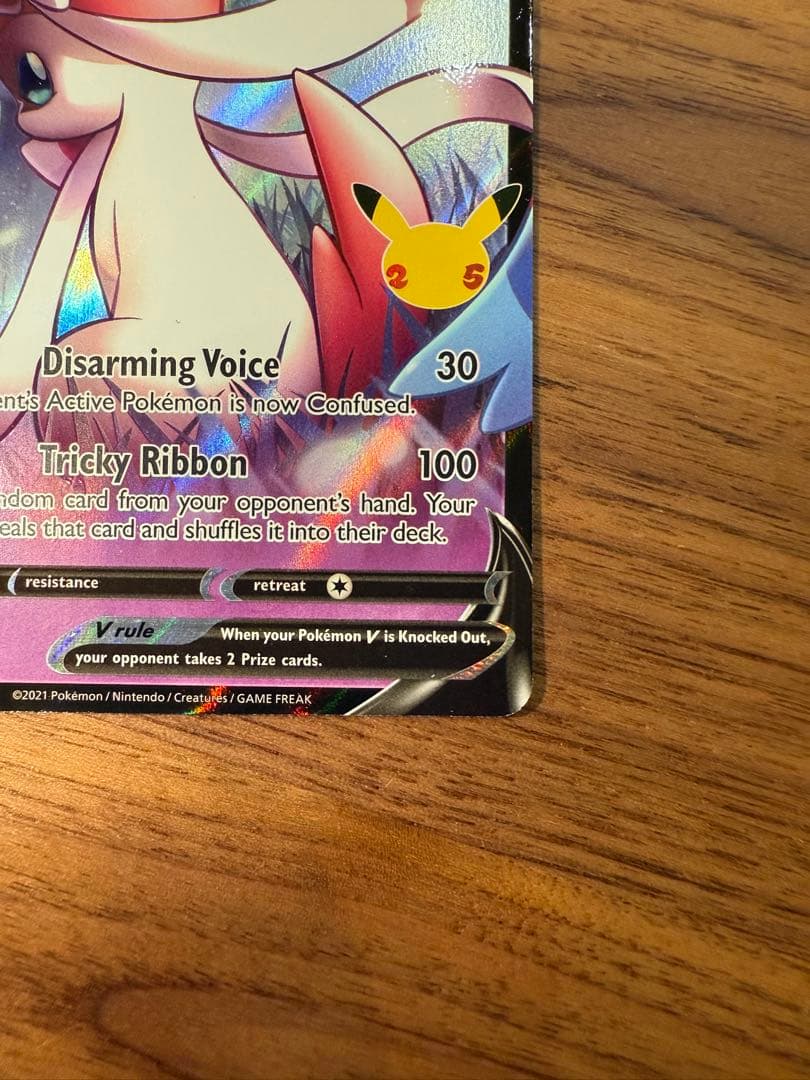 【英語版】25周年　わるいニンフィア　Dark Sylveon V