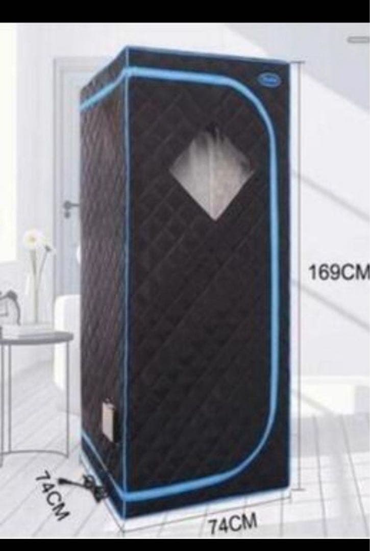 USB接続 サウナポッド 黒と青