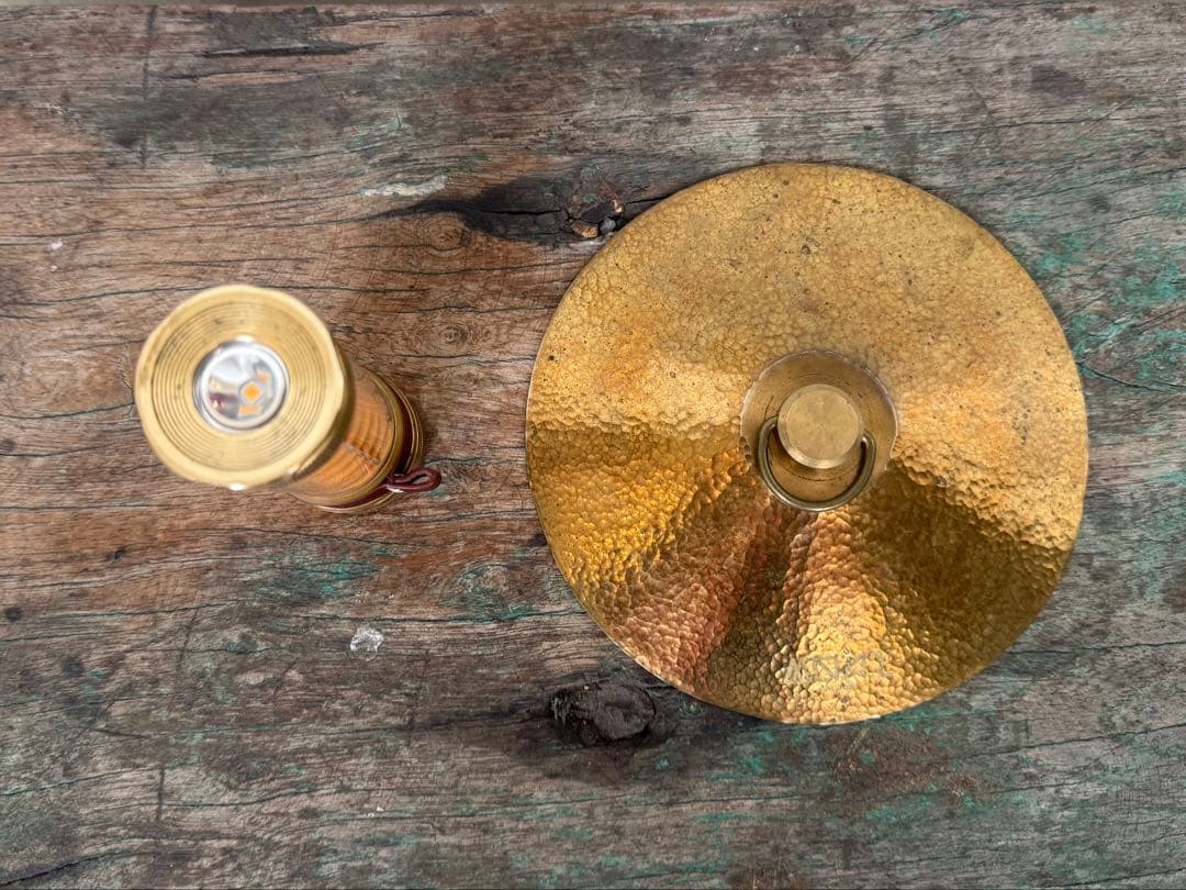 BAREBONES ベアボーンズ エジソンライト moai 真鍮シェード付き