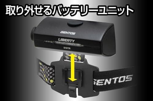 GENTOS(ジェントス) LED ヘッドライト USB充電式/単3電池 【明A