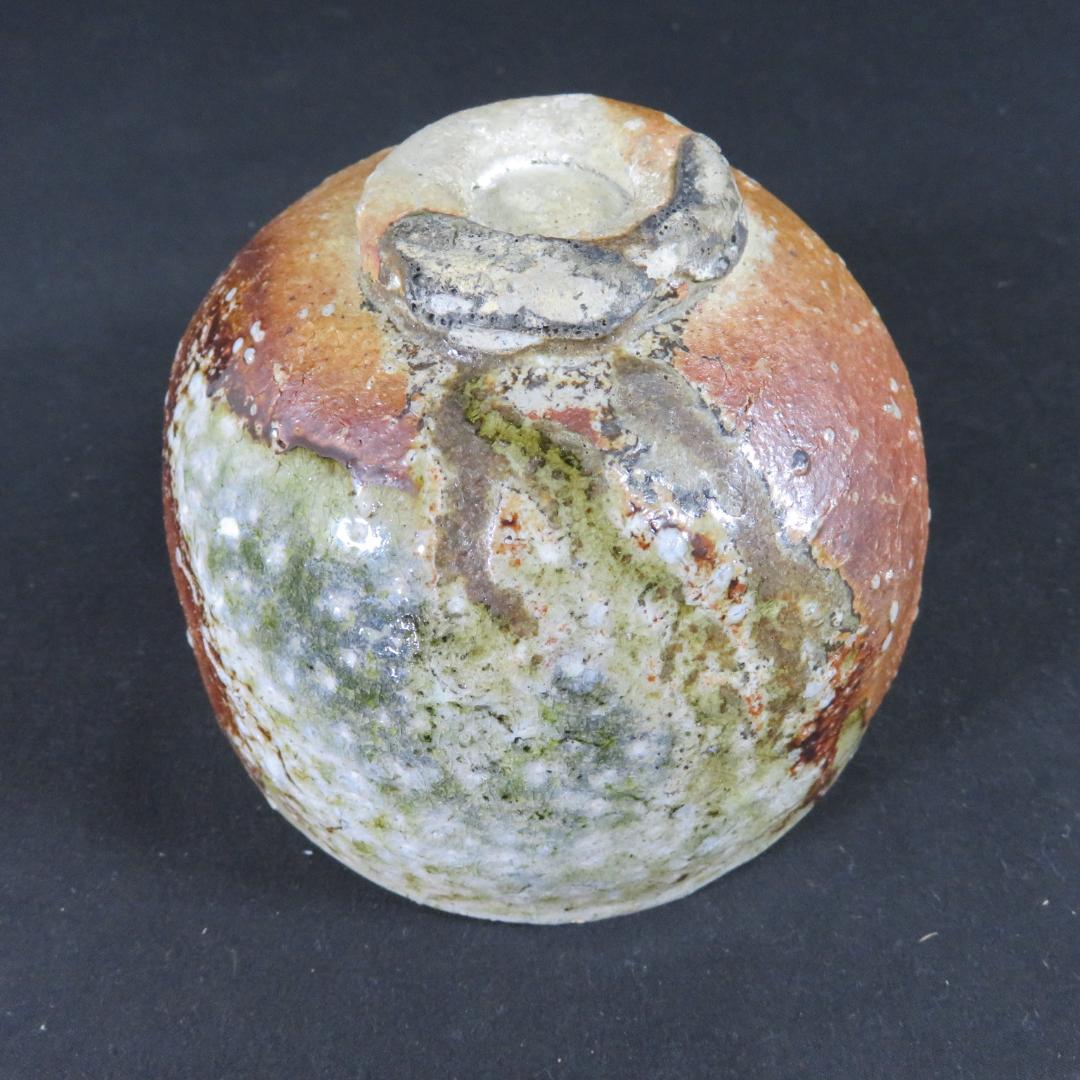 萩焼 水尾峰雪 抹茶碗 茶器 茶道具 木箱 共箱 素朴 荒々しい