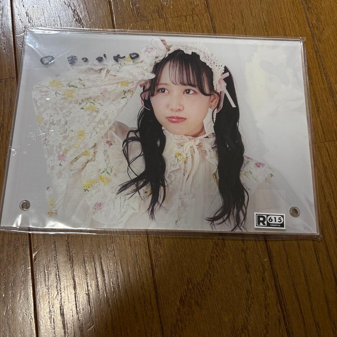 ラッフルくじ 松本かれん 直筆サインアクリルパネル かがみ ルームウェア衣装