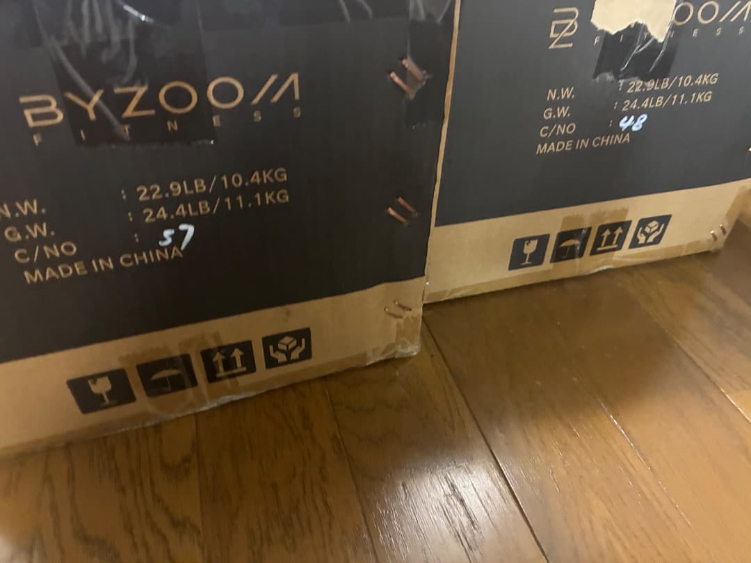 BYZOOM 可変式ダンベル PURE SERIES ホワイト 10kg × 2