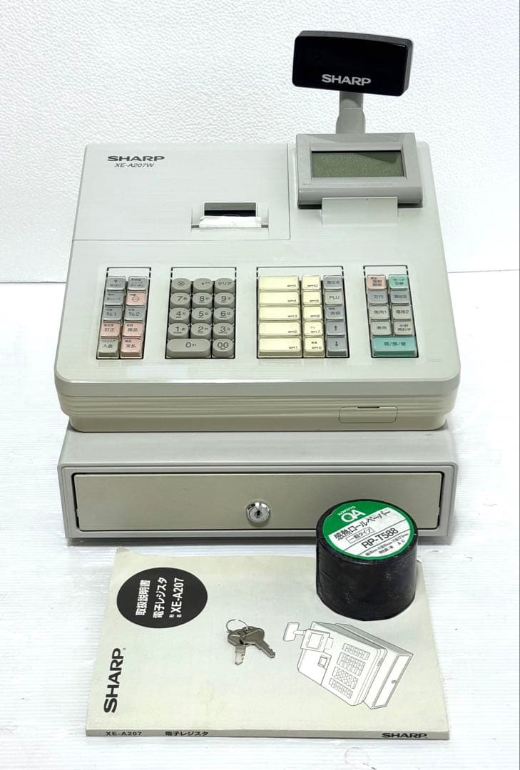 良品♪ 動作確認済み SHARP シャープ レジスター XE-A207W