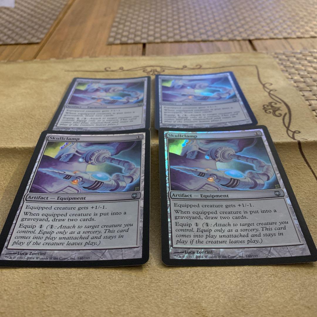 MTG 頭蓋骨絞め/Skullclamp DST 英語 foil 4枚セット