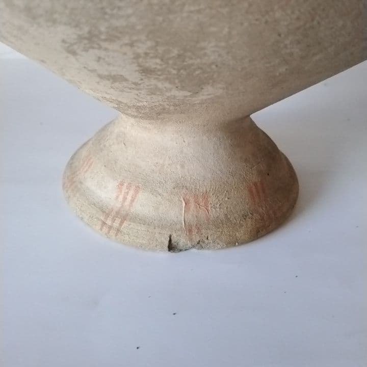 彩色陶器　テラコッタ 二口水差し　アンティーク