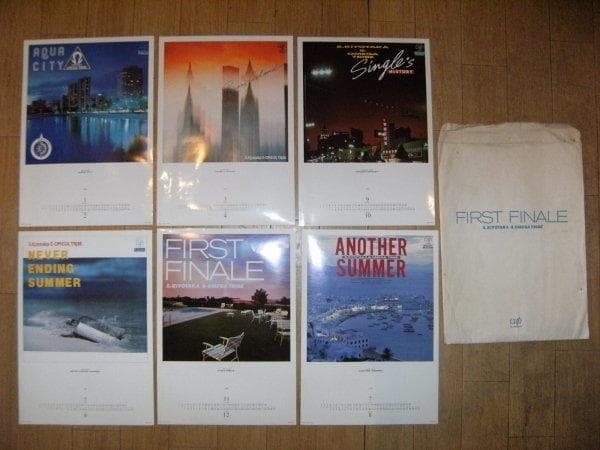 非売品★バップレコード 1986年 杉山清貴 オメガトライブ カレンダー6枚