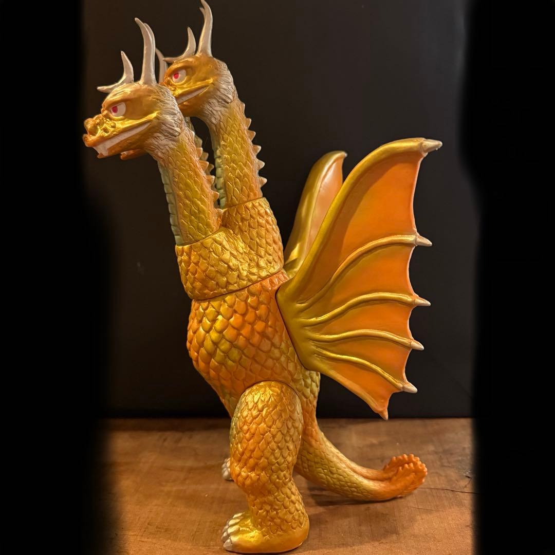 マーミット　キングギドラ　ソフビ　ビニパラ