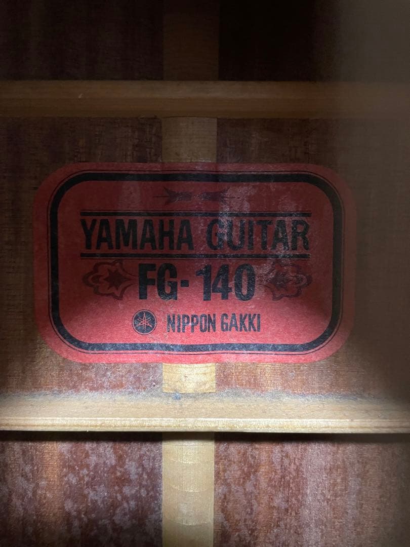 YAMAHA ヤマハ アコースティックギター FG-140 赤ラベル