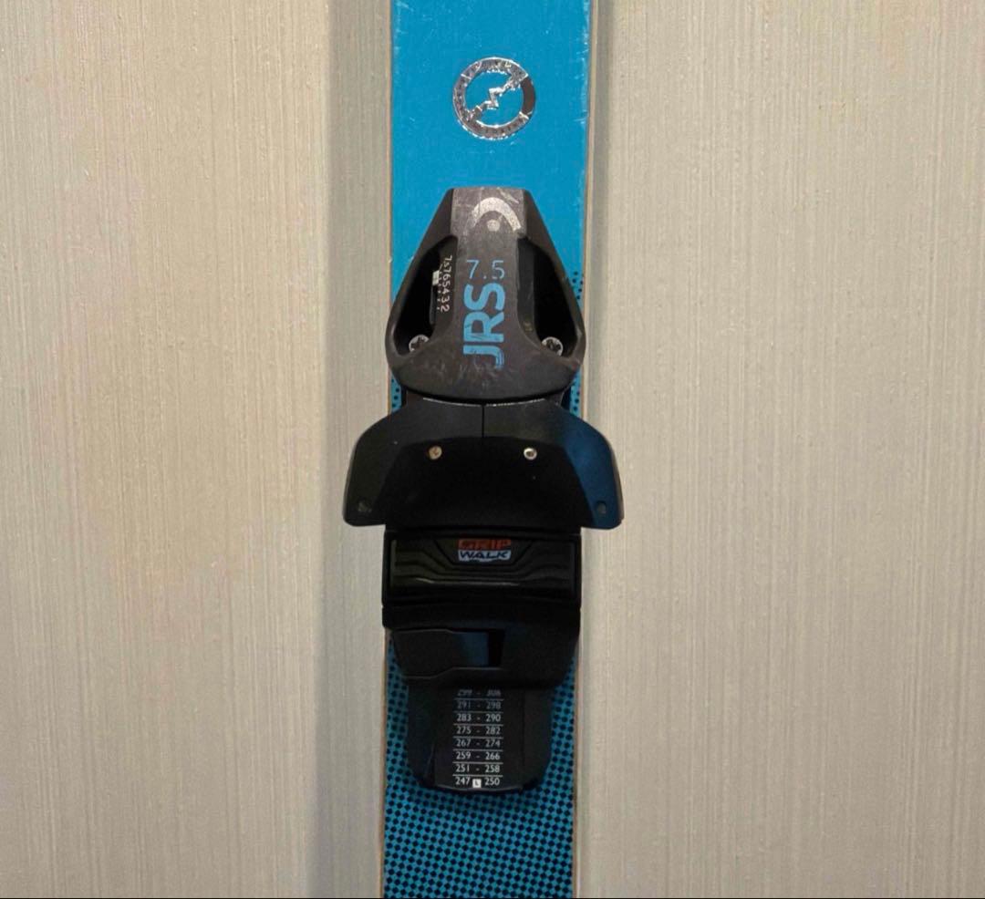 HEAD スキー板　L150 ブルーe.RACE TEAM JRS 7.5