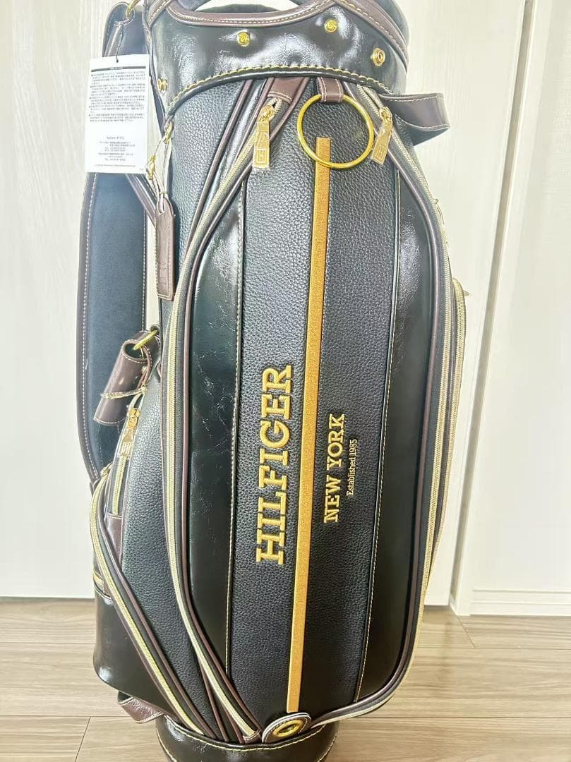 トミーヒルフィガー ブラック キャディバッグ