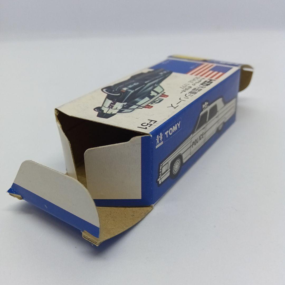 トミカ青箱 日本製 F51 キャデラックポリスカー B HIGHWAY パトカ