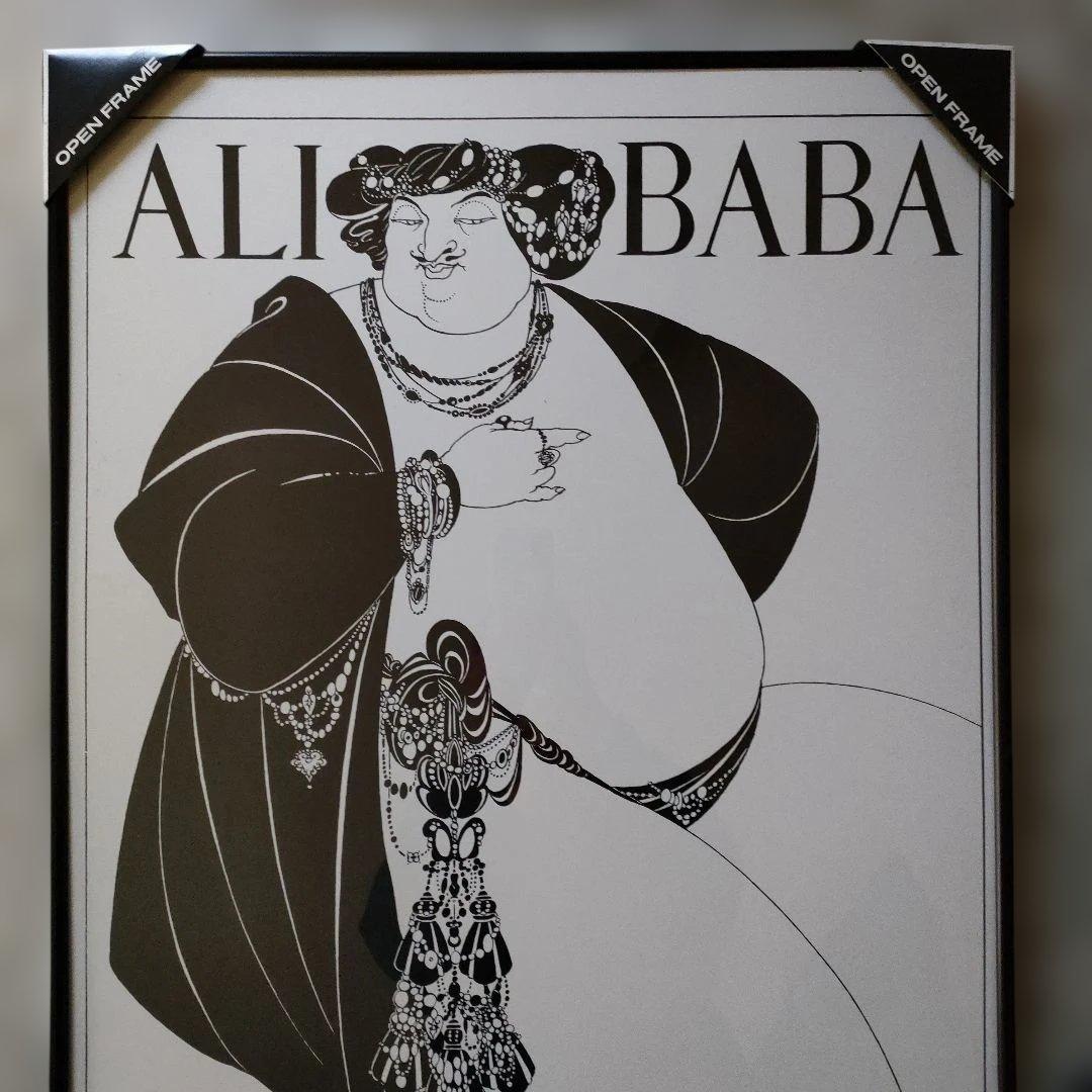 \"新品\" オーブリービアズリー　超大判リトポスター『ALI BABA』1982年