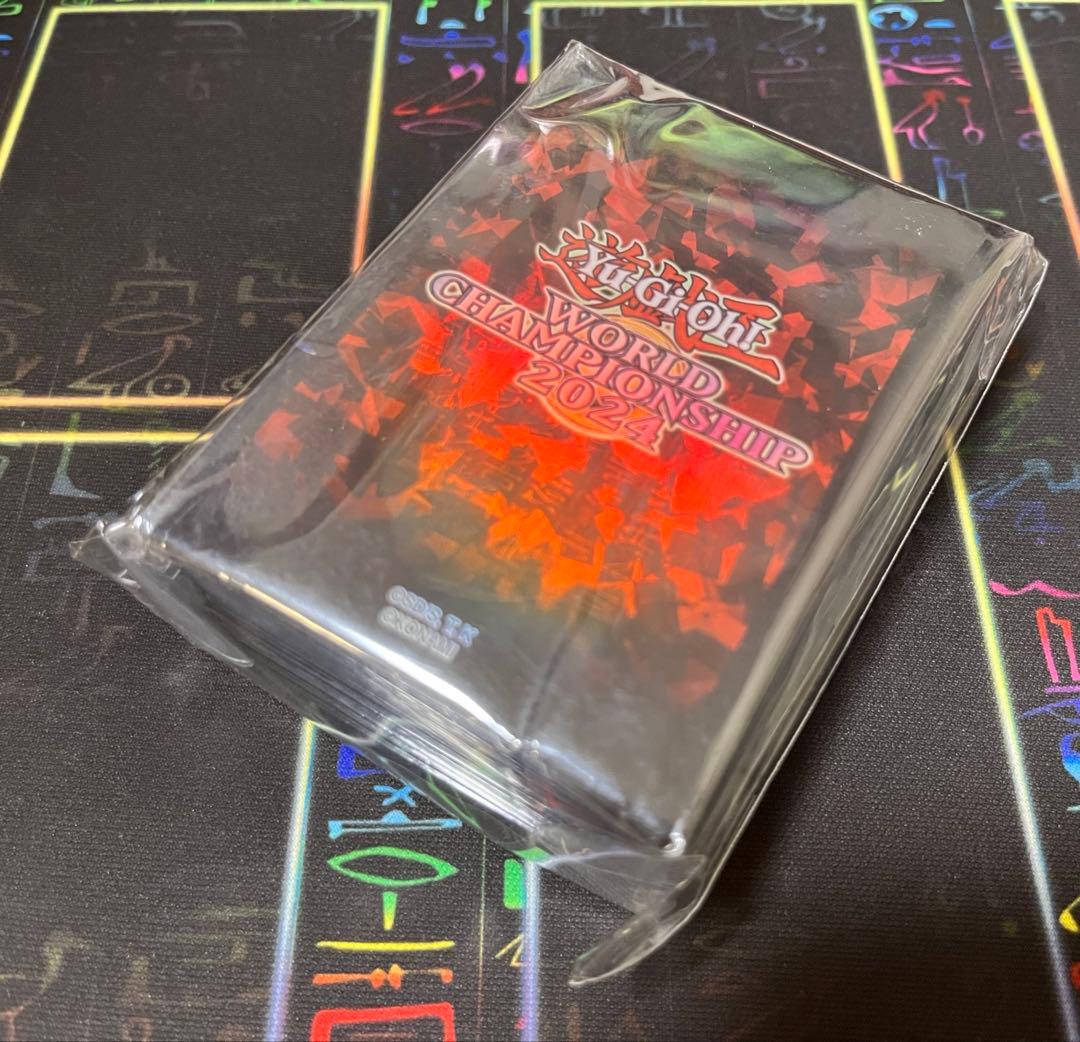 遊戯王WCS2024 スリーブ 赤 世界大会 100枚 未開封