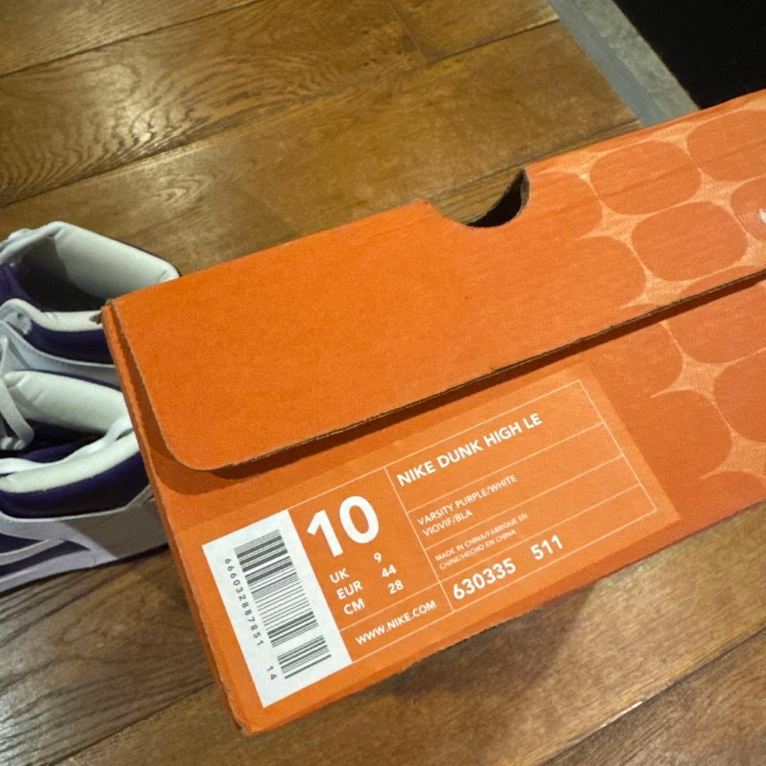 NIKE DUNk HIGH LE 裏ダンク US10 JPN28