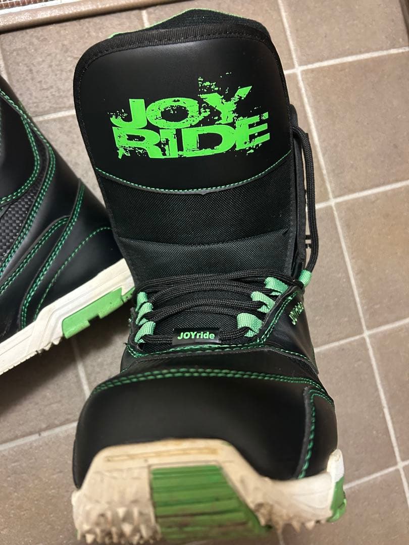 【美品】JOYride スノーボードブーツ ブラック/グリーン