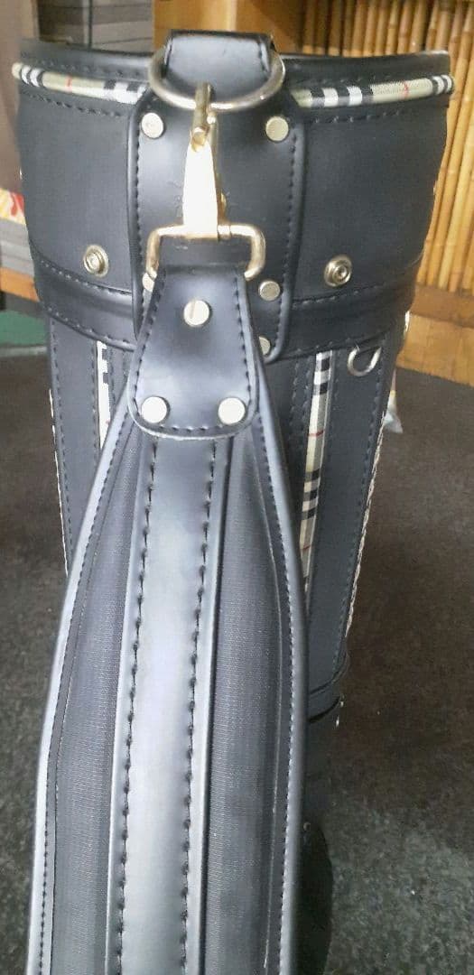 桜希少 バーバリー BURBERRY キャディバッグ ゴルフ