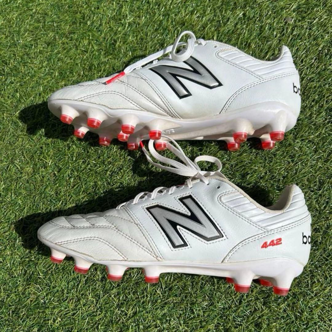 New Balance 442 サッカーシューズ ホワイト/レッド