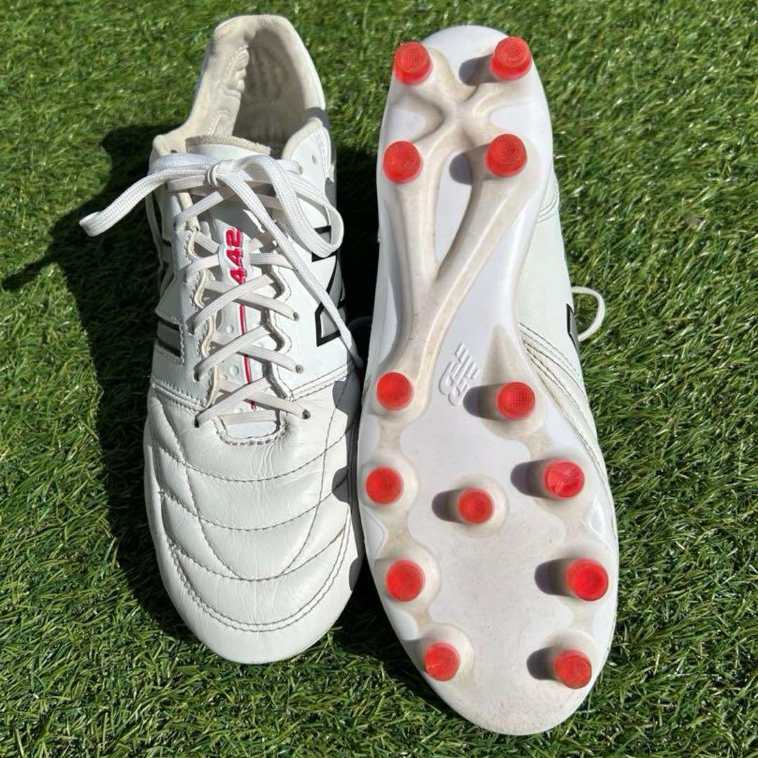 New Balance 442 サッカーシューズ ホワイト/レッド