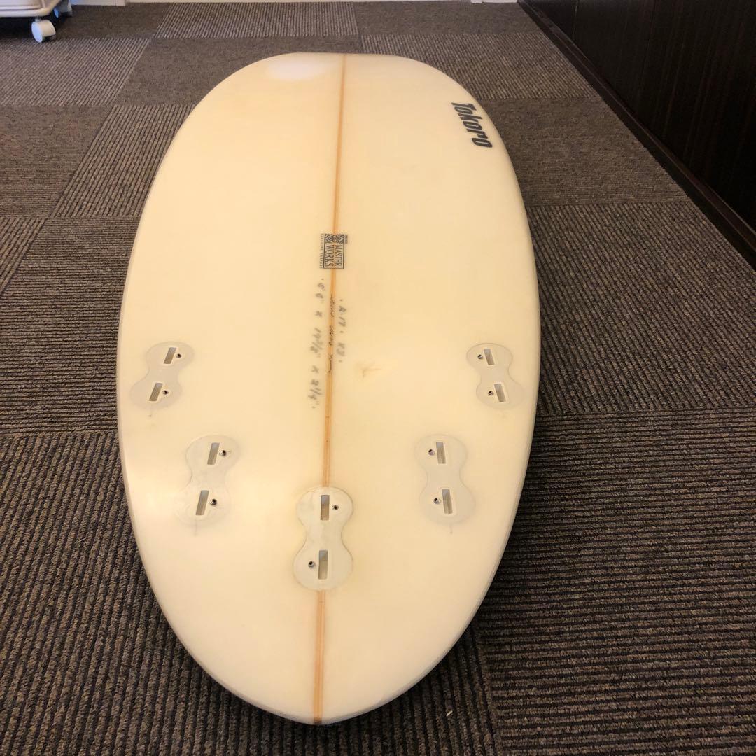 Tokoro ショートボード　5フィン付き