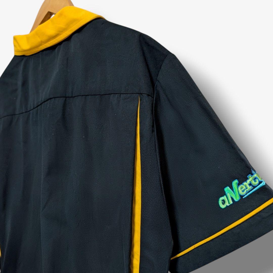 Hilton ヒルトン ボウリングシャツ XL イエロー 大きめ