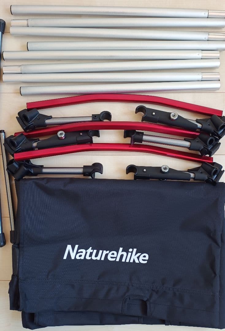 【美品】 ネイチャーハイク アウトドアコット NH19JJ006