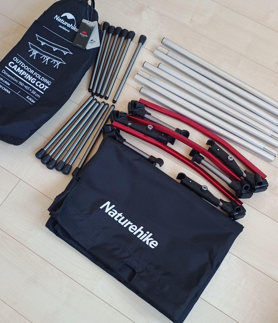 【美品】 ネイチャーハイク アウトドアコット NH19JJ006