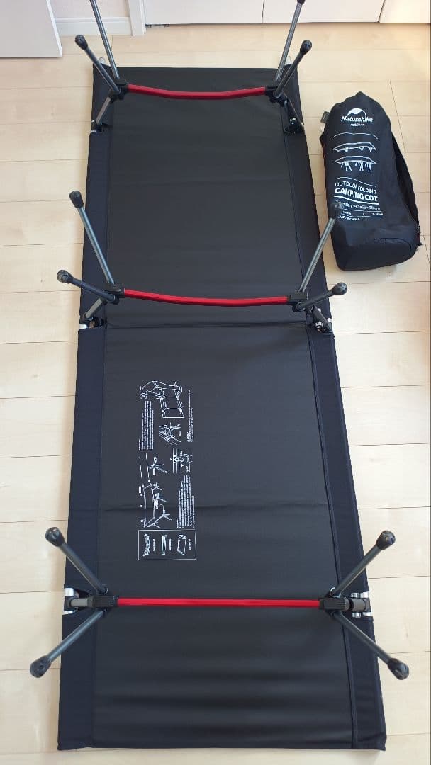 【美品】 ネイチャーハイク アウトドアコット NH19JJ006