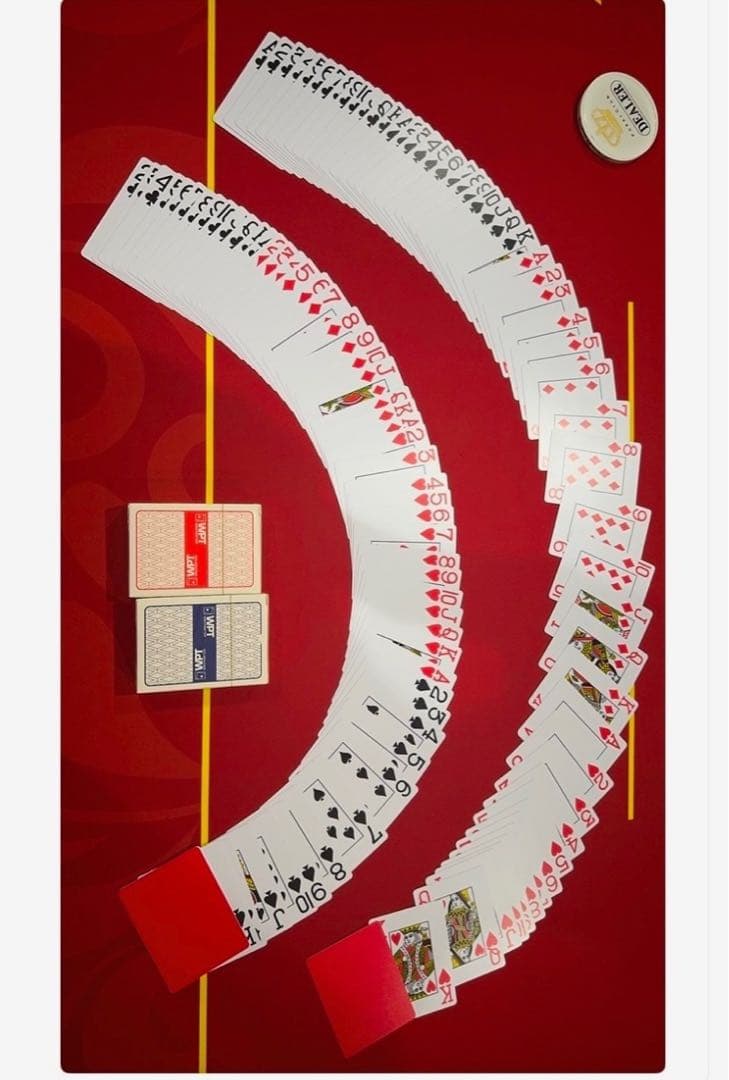 WPTポーカー専用トランプ　赤•青5セット ※セール中