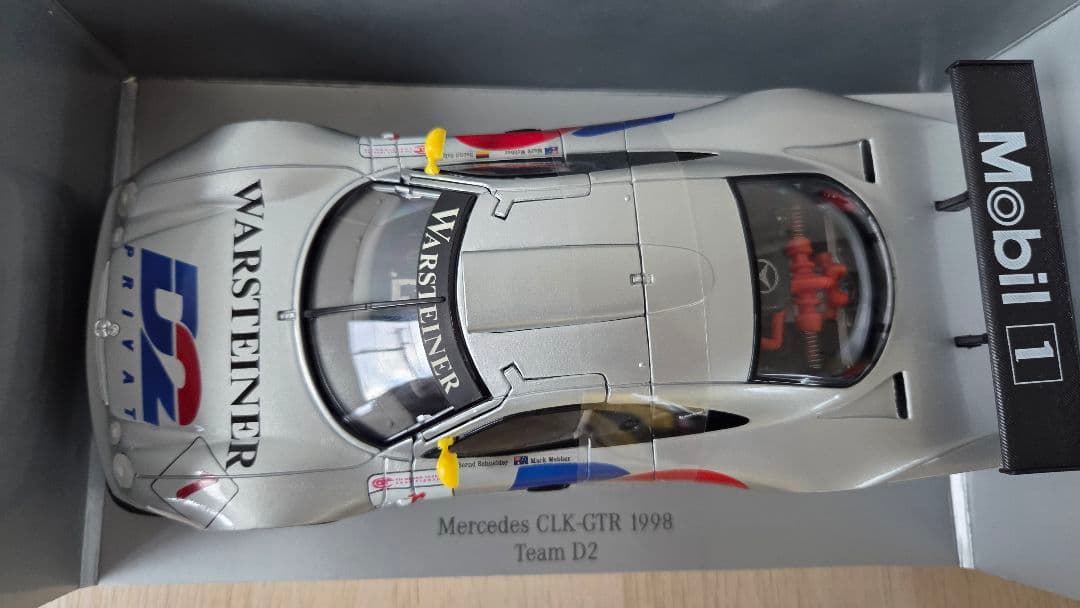 【美品】Mercedes CLK GTR 1998 Team D2 ミニカー