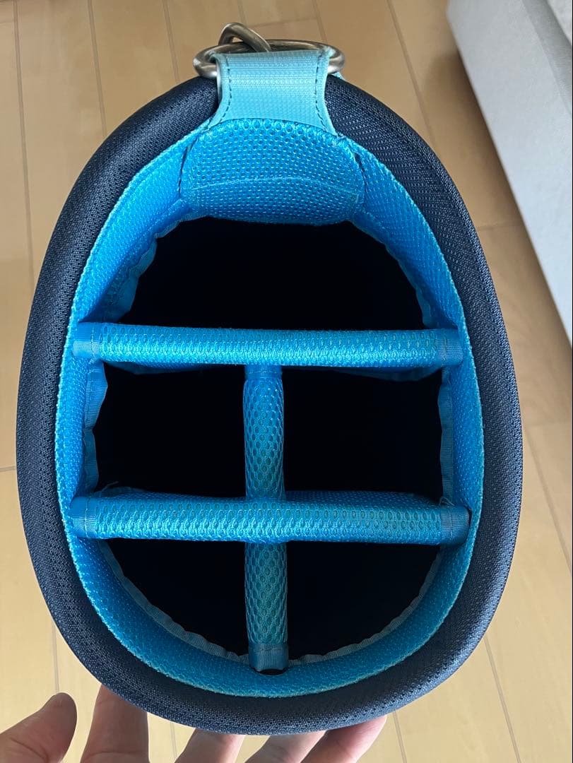 良品キャロウェイ　カートキャディバッグ　　レディース軽量コンパクト8.5型 水色