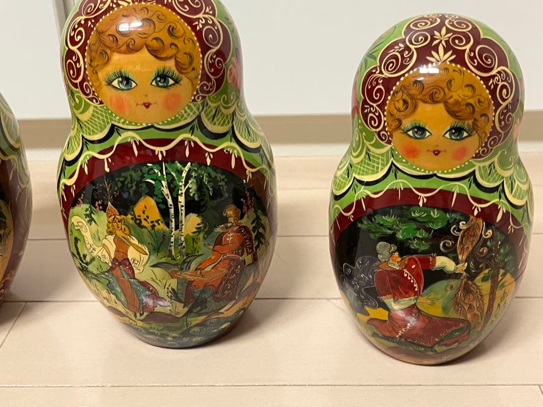 マトリョーシカ　ロシア　15体