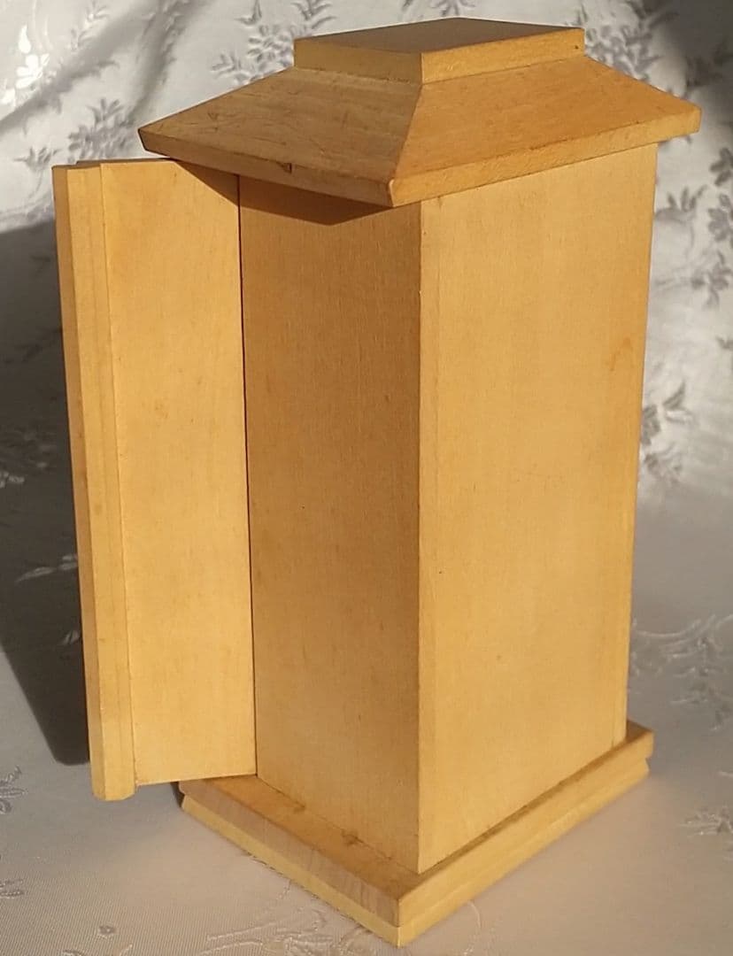 弘法大師坐像【極小】#397 厨子入り 空海 お大師さま 木彫 仏像