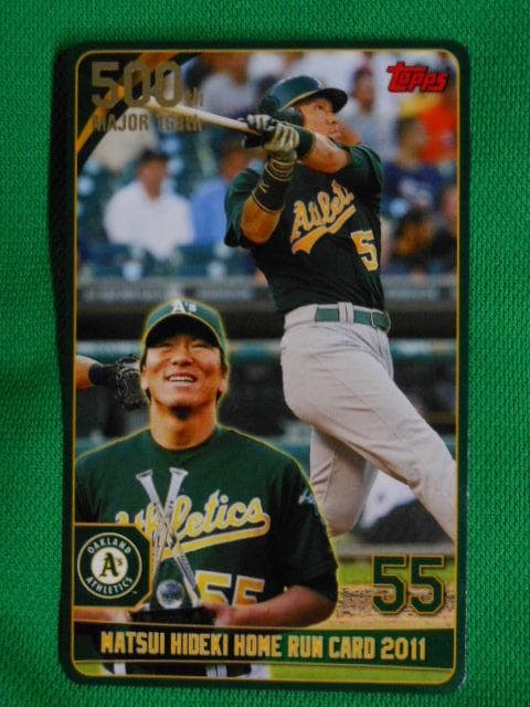 大幅値下げ❤️松井秀樹ホームランカード通算500号オークランドアスレチックス６枚