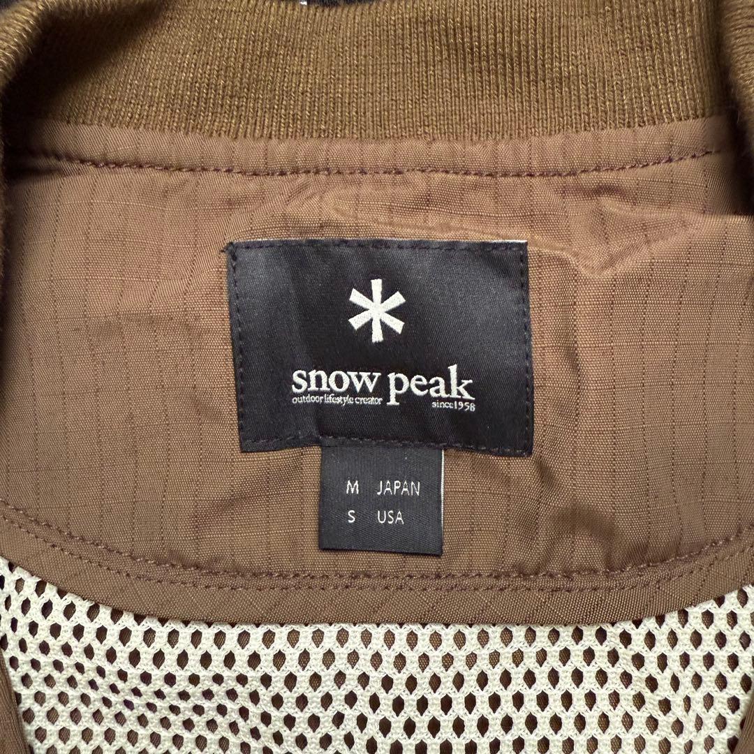  peak スノーピーク フィッシングベスト ブラウン M