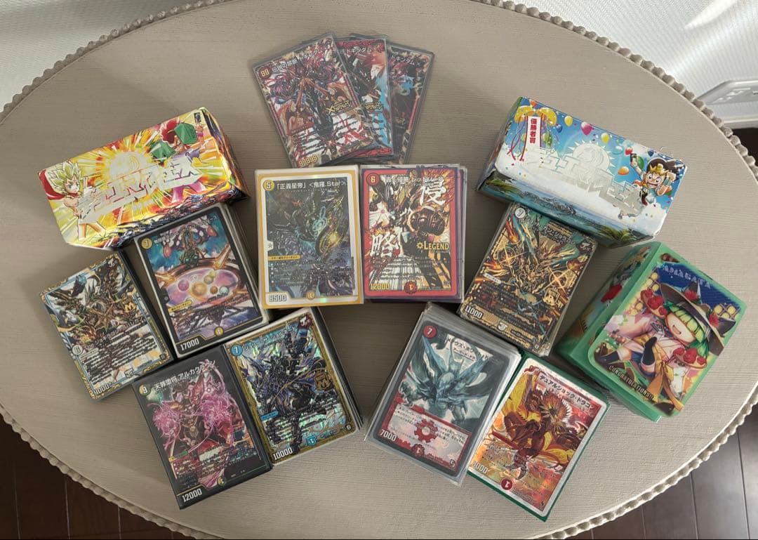 デュエマデッキまとめ売り8種スリーブ付き　引退品　調整パーツあり　最終値下げ