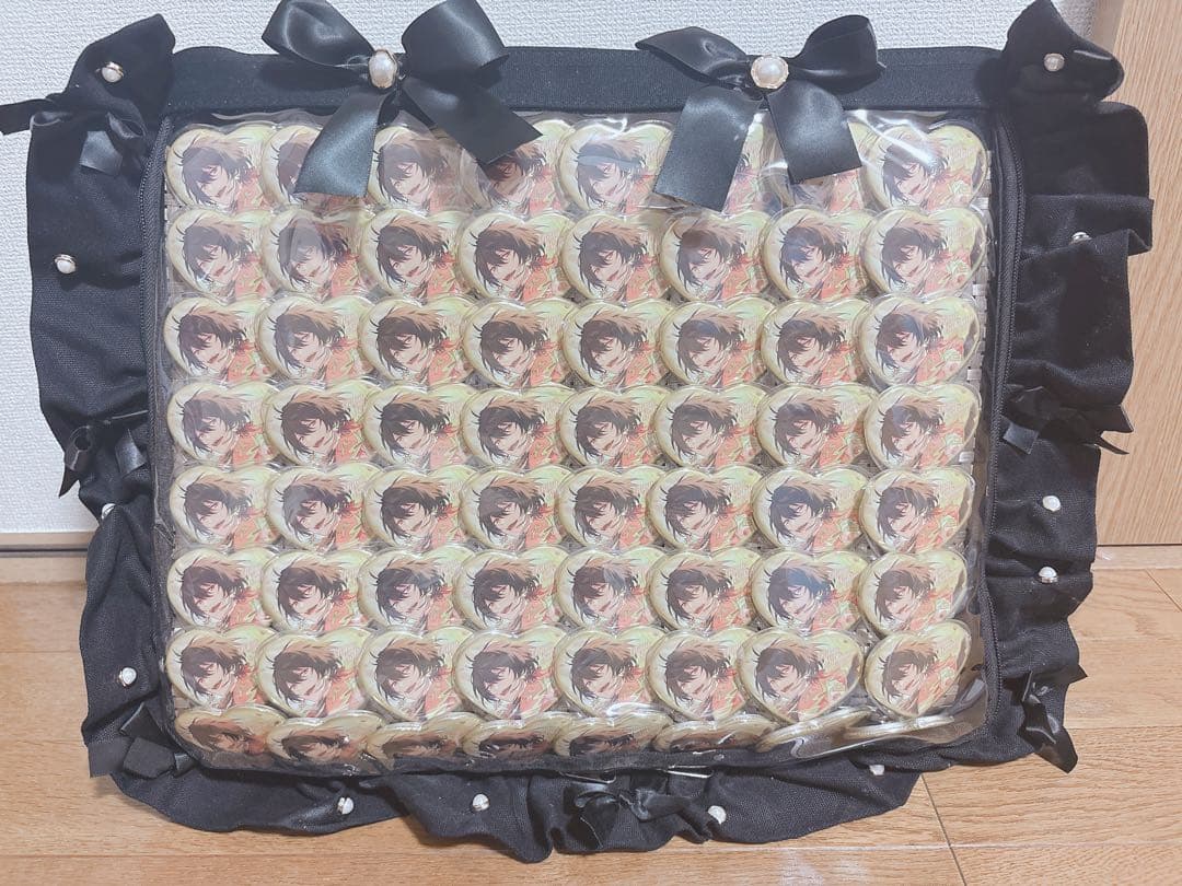 朔間凛月 ハート缶バッジβ オペレッタ 64個 痛バック