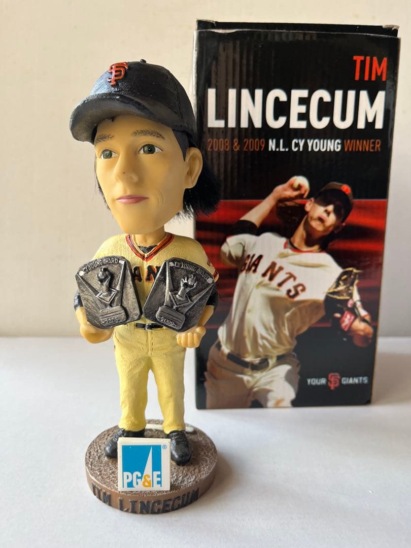 SF ジャイアンツ　2010年　球場配布 ティム・リンスカム　ボブルヘッド